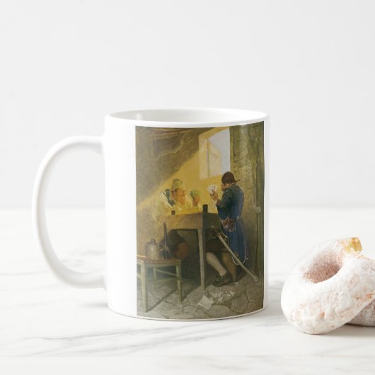 Mug Aux Cartes dans la cage de Cluny par NC Wyeth (Avec donut)