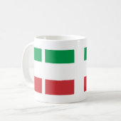 Mug aux couleurs italienne stylisées. (Devant gauche)