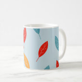 Mug aux feuilles colorés (Devant droit)