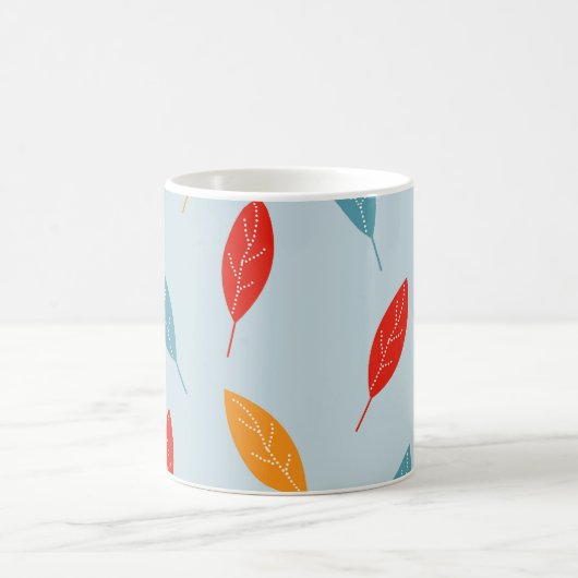 Mug aux feuilles colorés (Centre)