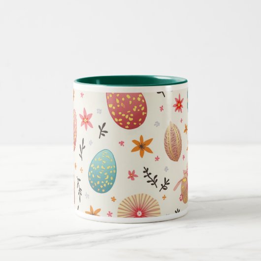 Mug aux motifs d'oeufs de Pâques (Centre)