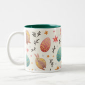 Mug aux motifs d'oeufs de Pâques (Gauche)