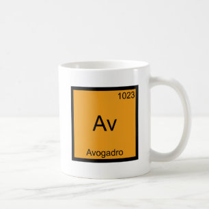 Mug Av - Avogadro Drôle Élément Chimie Symbole Tee