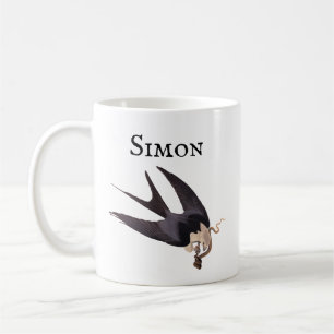 Mug Avaler Queue Hawk avec Serpent Vintage Audubon