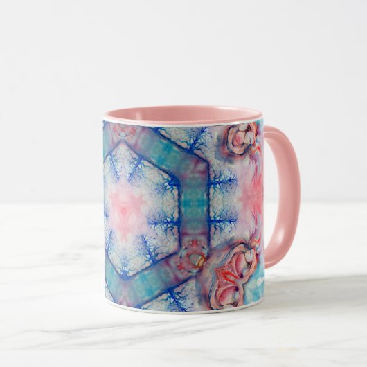 Mug AVALON Dame du lac, Réflexions magiques de l'eau (Devant droit)