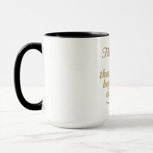 Mug Avancement en or (Gauche)