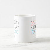 Mug Avancer en direct | Citation de motivation avec ty (Centre)