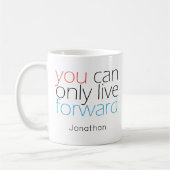 Mug Avancer en direct | Citation de motivation avec ty (Gauche)