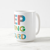 Mug Avancer sans cesse (Devant droit)
