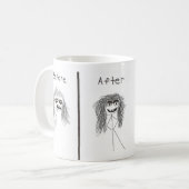 Mug Avant/après (Devant gauche)