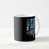 Mug Avant De Demander Vélo De Route Bicyclette Drôle C (Devant droit)