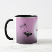 Mug Avant et après chauve-souris à Vampire Halloween (Gauche)