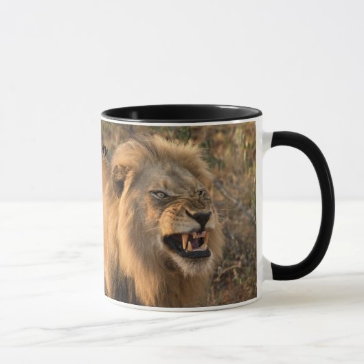 Mug Avant et après le café LION Personnaliser le nom (Droite)
