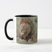 Mug Avant et après le café LION Personnaliser le nom (Gauche)