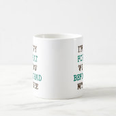 Mug Avant J'Ai Eu Mon Café (Centre)