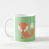 Mug Avant le café Coucher Fox et Awake Fox (Gauche)
