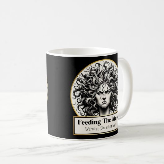 Mug Avant le café : The Grumpy Muse Chronicles (Devant droit)