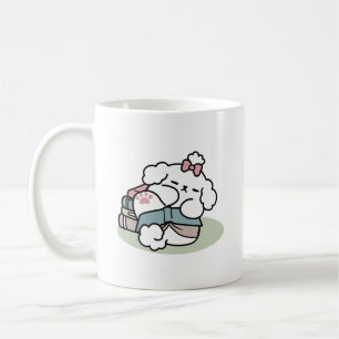 Mug Avant le coucher avec ma chienne - Livre et Amoure