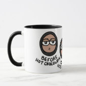 Mug Avant/pendant/après chocolat chaud (Gauche)