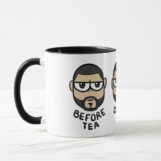 Mug Avant/pendant/après thé (Gauche)