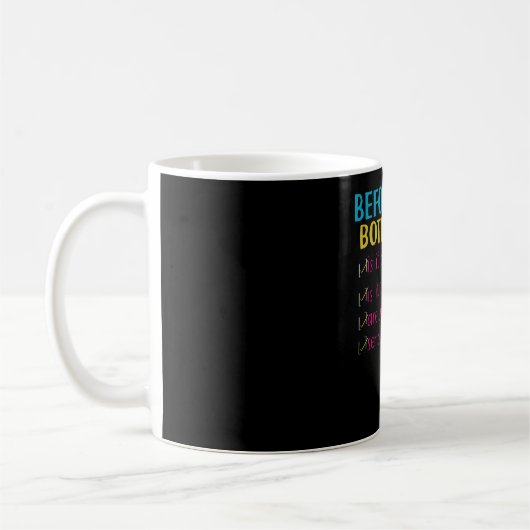 Mug Avant que vous ne m'embête Drôle support technique (Gauche)
