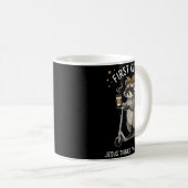 Mug Avant tout Jésus pense que je suis une conception (Devant droit)