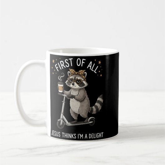 Mug Avant tout Jésus pense que je suis une conception (Gauche)