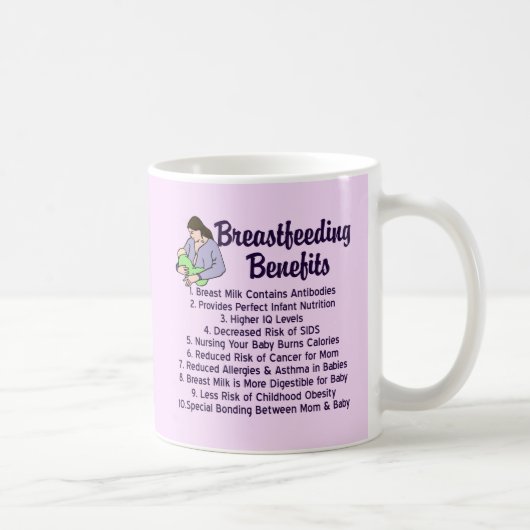Mug Avantages pour l'allaitement (Droite)
