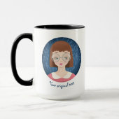 Mug Avatar geek fille (Gauche)