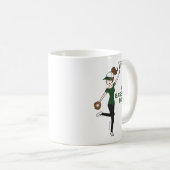 Mug Avatar personnalisé #1 Mère de baseball (Devant droit)