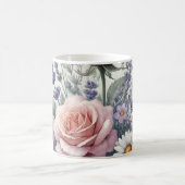 Mug avec aquarelle motif floral 1/6 (Centre)