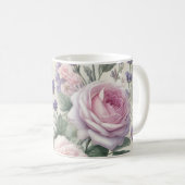 Mug avec aquarelle motif floral 2/6 (Devant droit)
