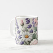 Mug avec aquarelle motif floral 2/6 (Devant gauche)
