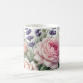 Mug avec aquarelle motif floral 5/6 (Centre)