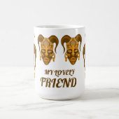 MUG AVEC ART DE MASQUE TARDITIONNEL (Centre)