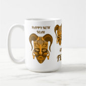 MUG AVEC ART DE MASQUE TARDITIONNEL (Gauche)