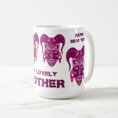 MUG AVEC ART DE MASQUE TARDITIONNEL (Devant droit)