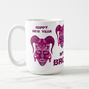 MUG AVEC ART DE MASQUE TARDITIONNEL