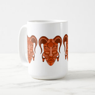 MUG AVEC ART DE MASQUE TARDITIONNEL