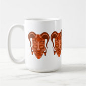 MUG AVEC ART DE MASQUE TARDITIONNEL (Gauche)