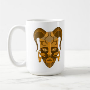 MUG AVEC ART DE MASQUE TARDITIONNEL