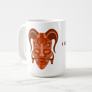MUG AVEC ART DE MASQUE TARDITIONNEL