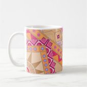 MUG AVEC ART ROSE DE FLEURS POUR PETIT AMI (Gauche)