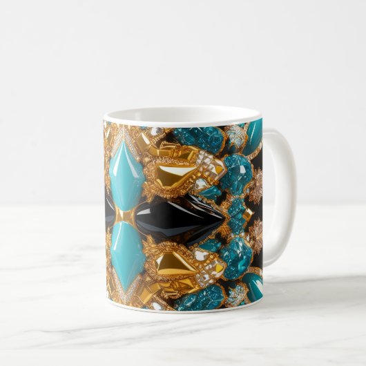 Mug avec Bahamas Colors Design (Devant droit)