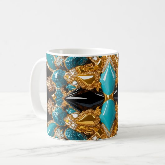 Mug avec Bahamas Colors Design (Devant gauche)