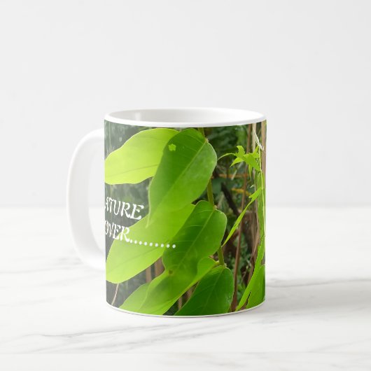 Mug avec belle capture de plantes (Devant gauche)