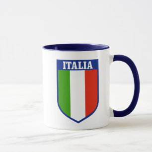 Mug avec blason du drapeau italien