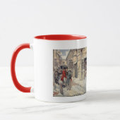 Mug avec Bob Cratchit avec Tiny Tim (Gauche)