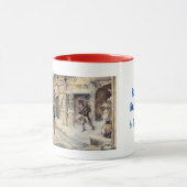 Mug avec Bob Cratchit avec Tiny Tim (Centre)