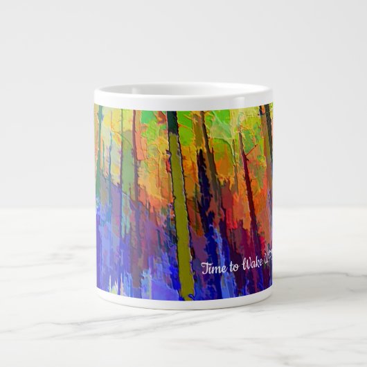 Mug avec Bright Abstract Design (Devant)